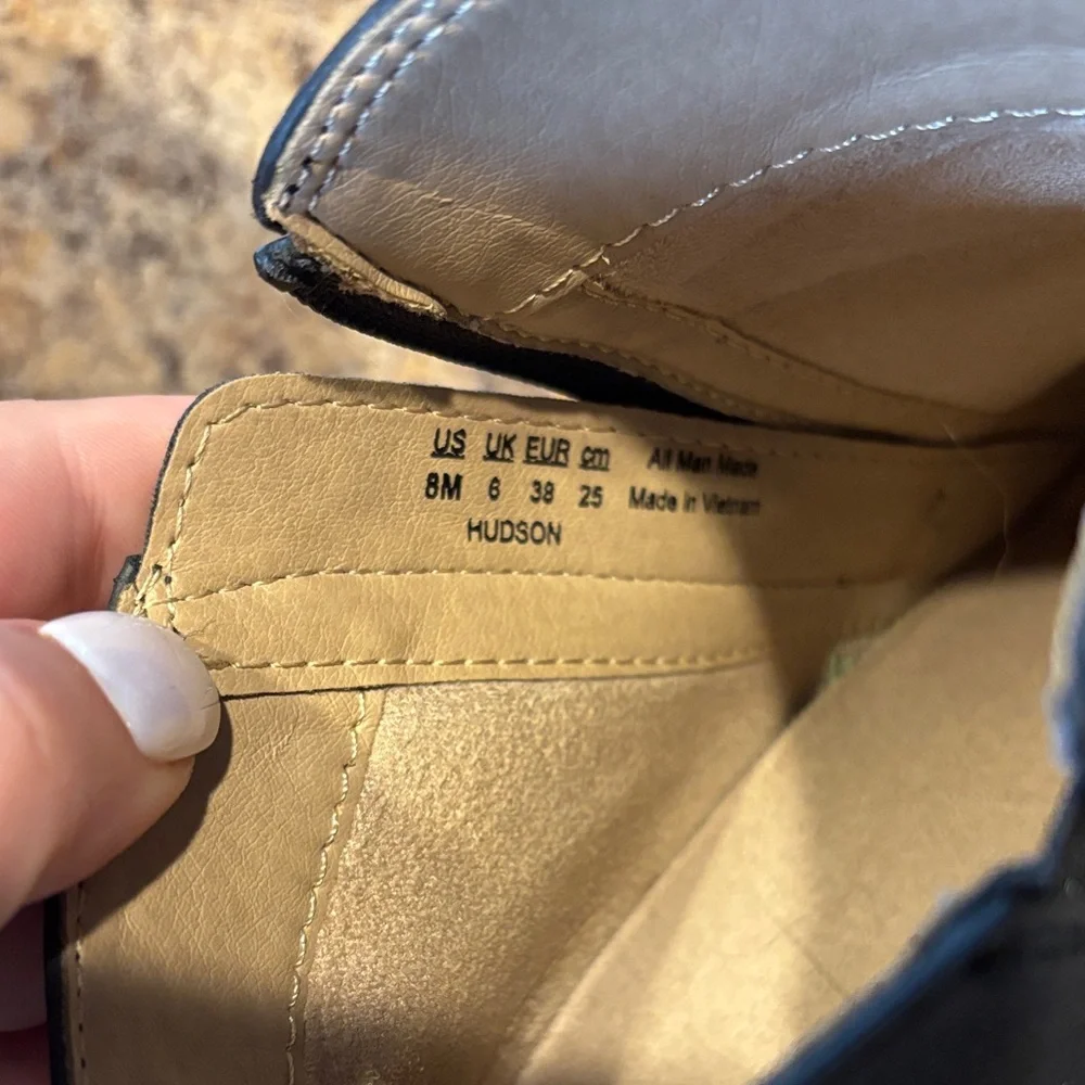 SOUL Naturalizer Black Wedge Ankle Boots - Picture 4 of 4